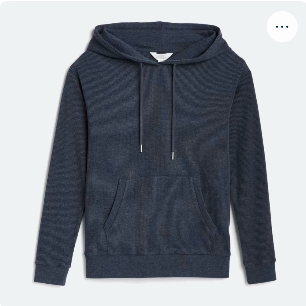 Market & Spruce Emma Waffle Knit Hoodie- NWT